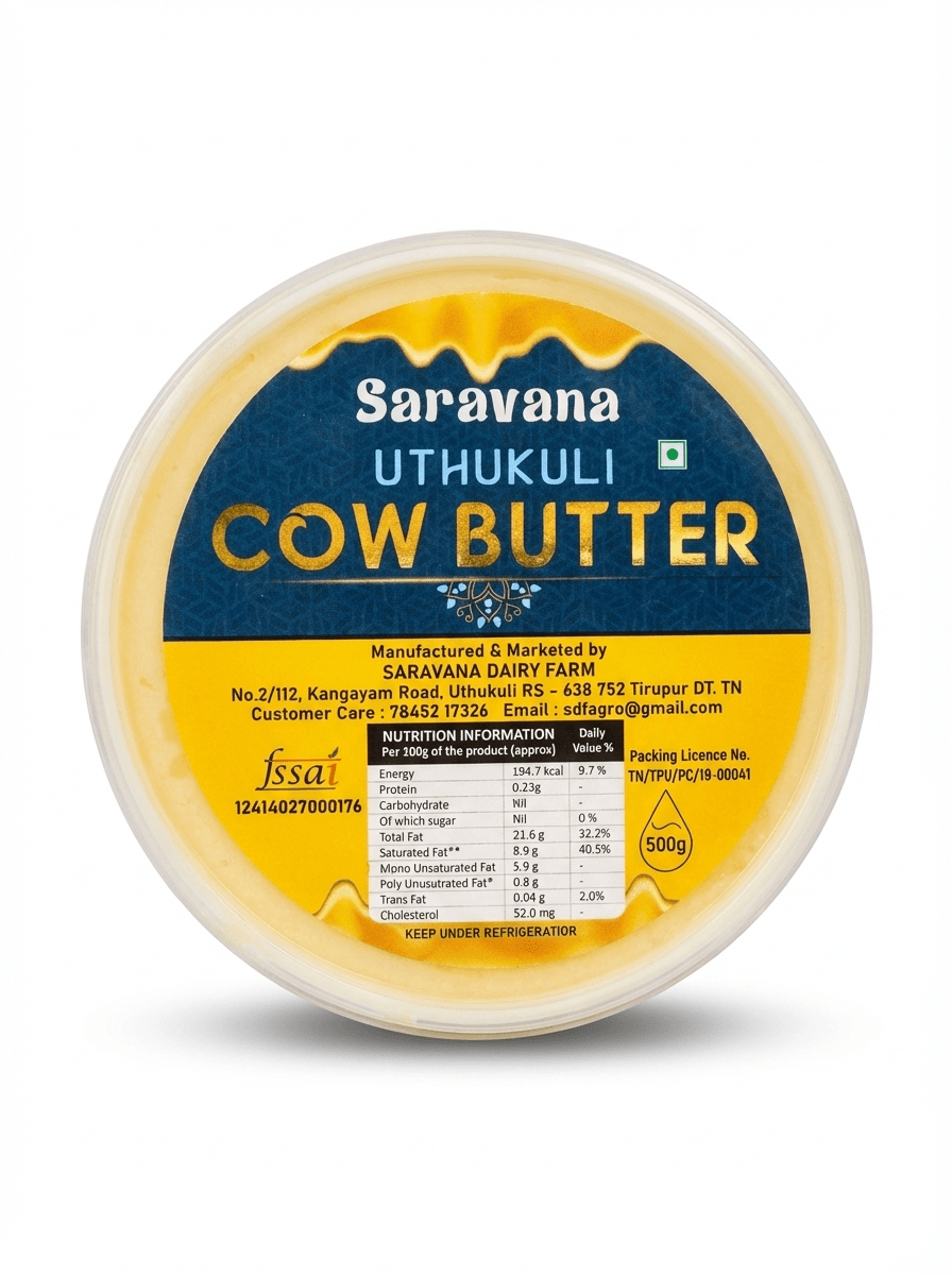 Uthukuli Cow Butter | 500G